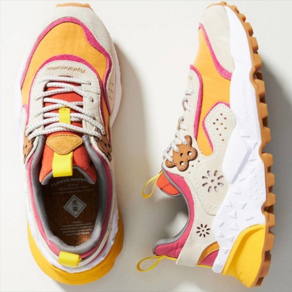 Flower Mountain Dandelion Agion White Kotetsu Sneakers-37 SIZE 7